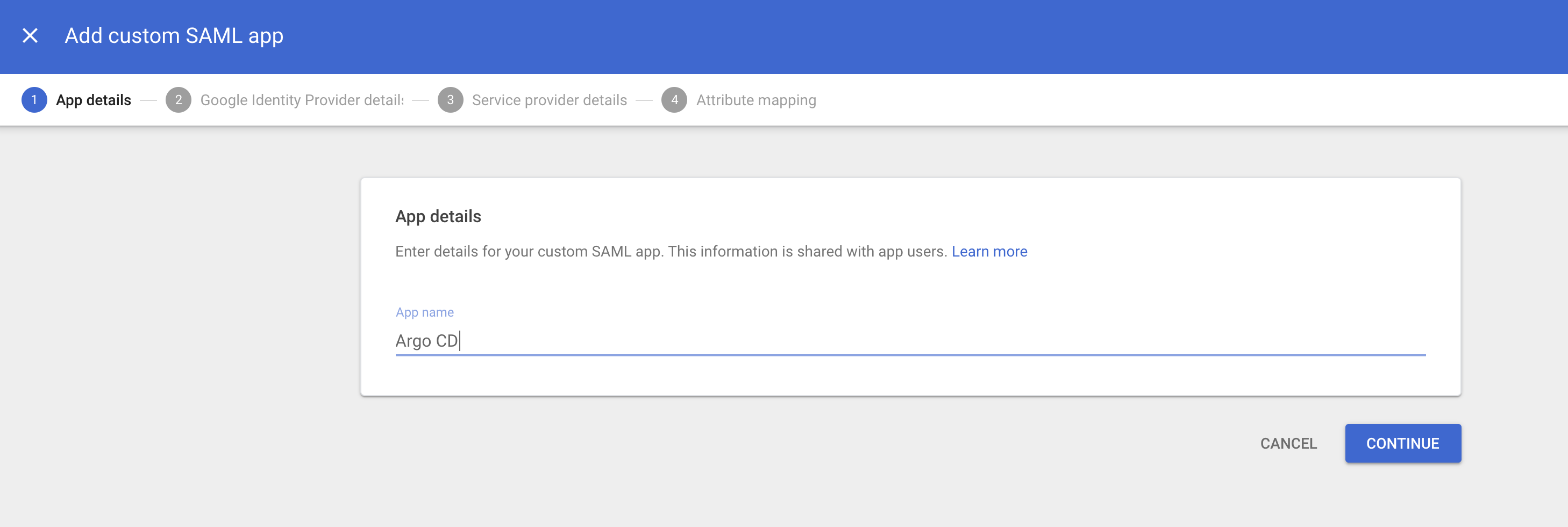 Add apps menu with add custom SAML app highlighted Google Admin Apps Menu