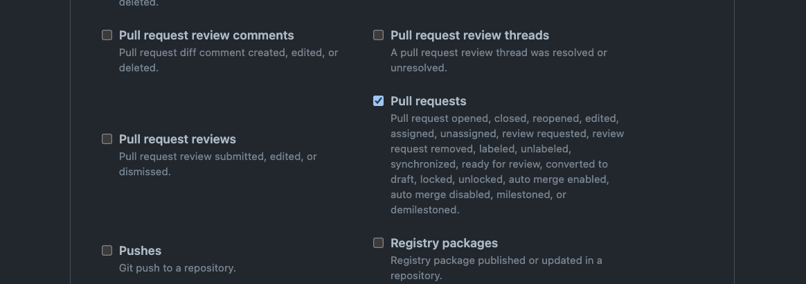 Add Webhook Pull Request Add Webhook